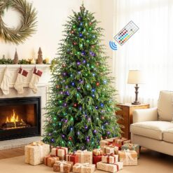 Alternative view of 4ft Norfolk Pine Christmas Trees with RGB Lights