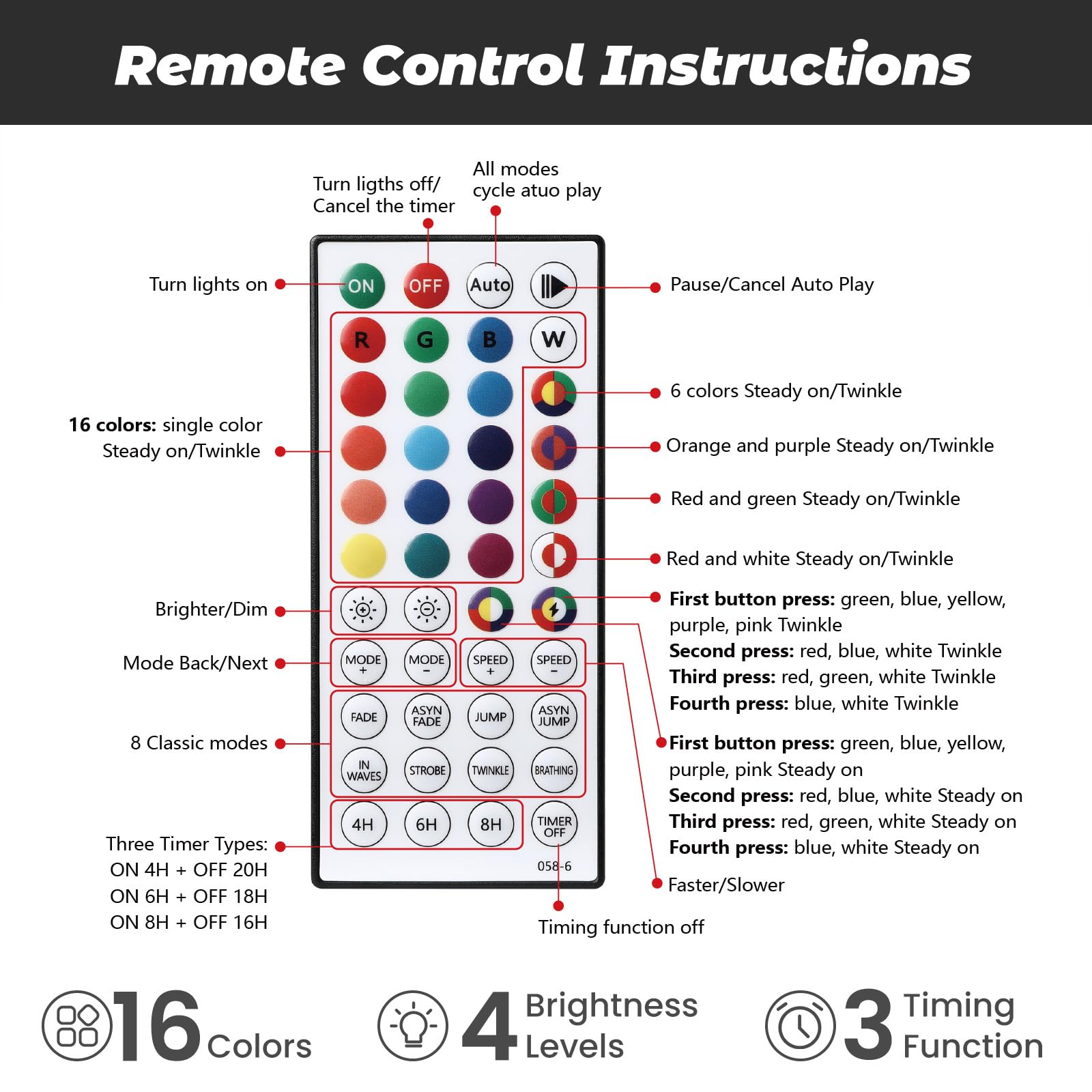 6ft Prelit RGB Lights Premium Artificial Hinged Christmas Tree - Image 5