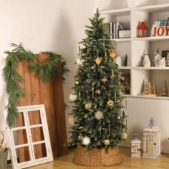 Alternative view of 80pcs Black and Gold Christmas Balls Ornaments Set with Lanyards