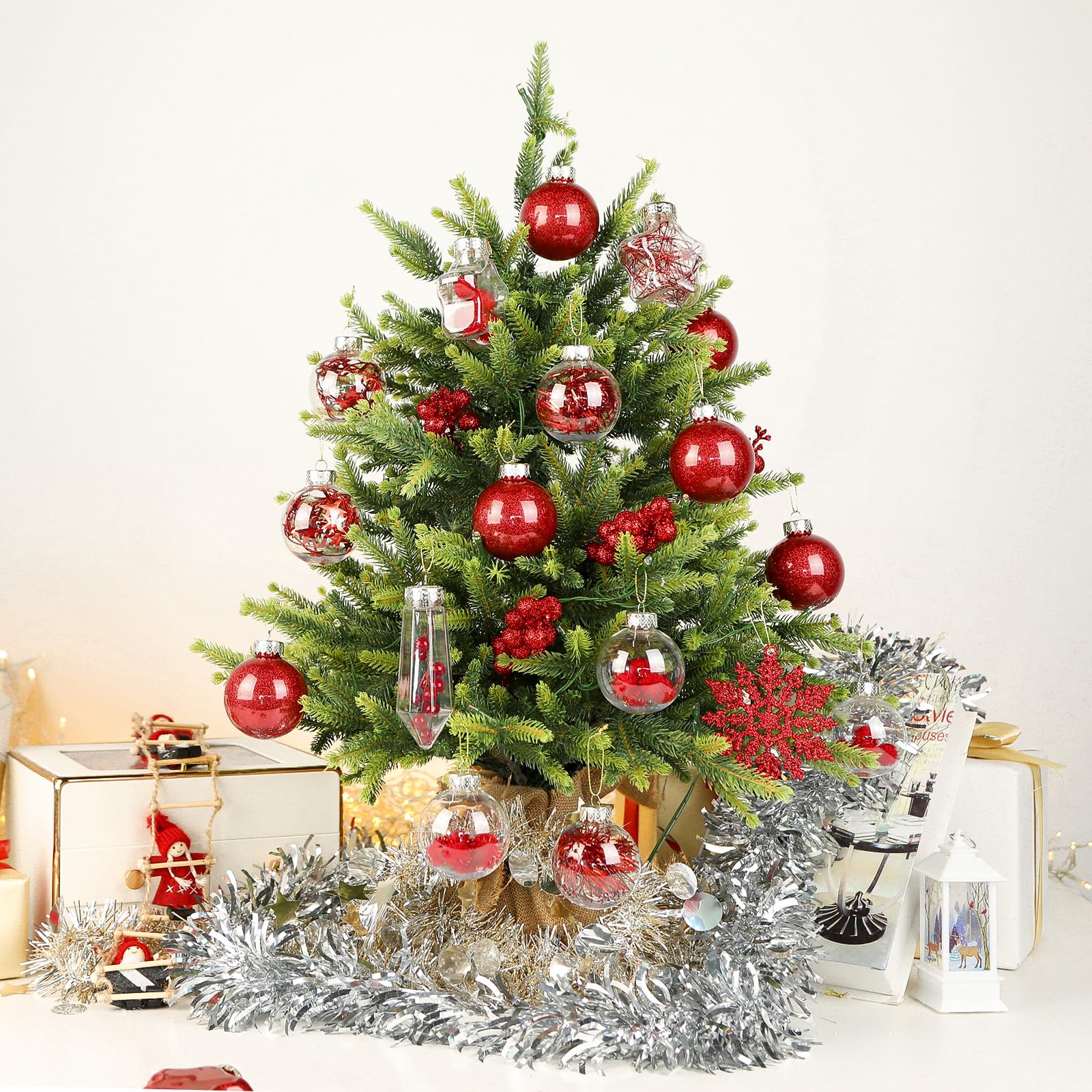 ILluminatedtrees 86PCS Red Christmas Ball Decoration Set - Image 5