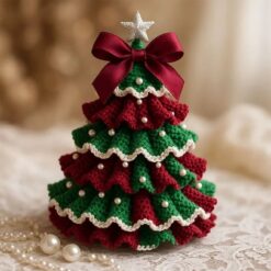 🎄 DIY Crochet Christmas Tree Kit – Create Your Own Holiday Magic