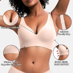 Alternative view of Jelly Comfortable Wireless Push Up Bras