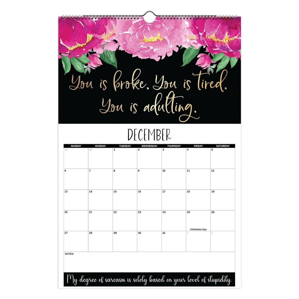 Here We F*cking Go Again: 2026 Swear Calendar for Tired-Ass Women - Image 9