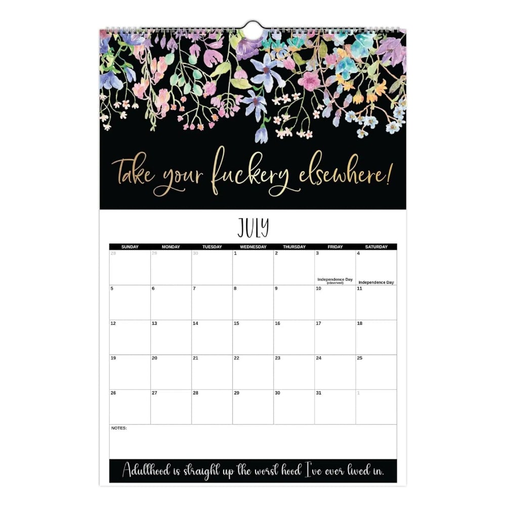 Here We F*cking Go Again: 2026 Swear Calendar for Tired-Ass Women - Image 6
