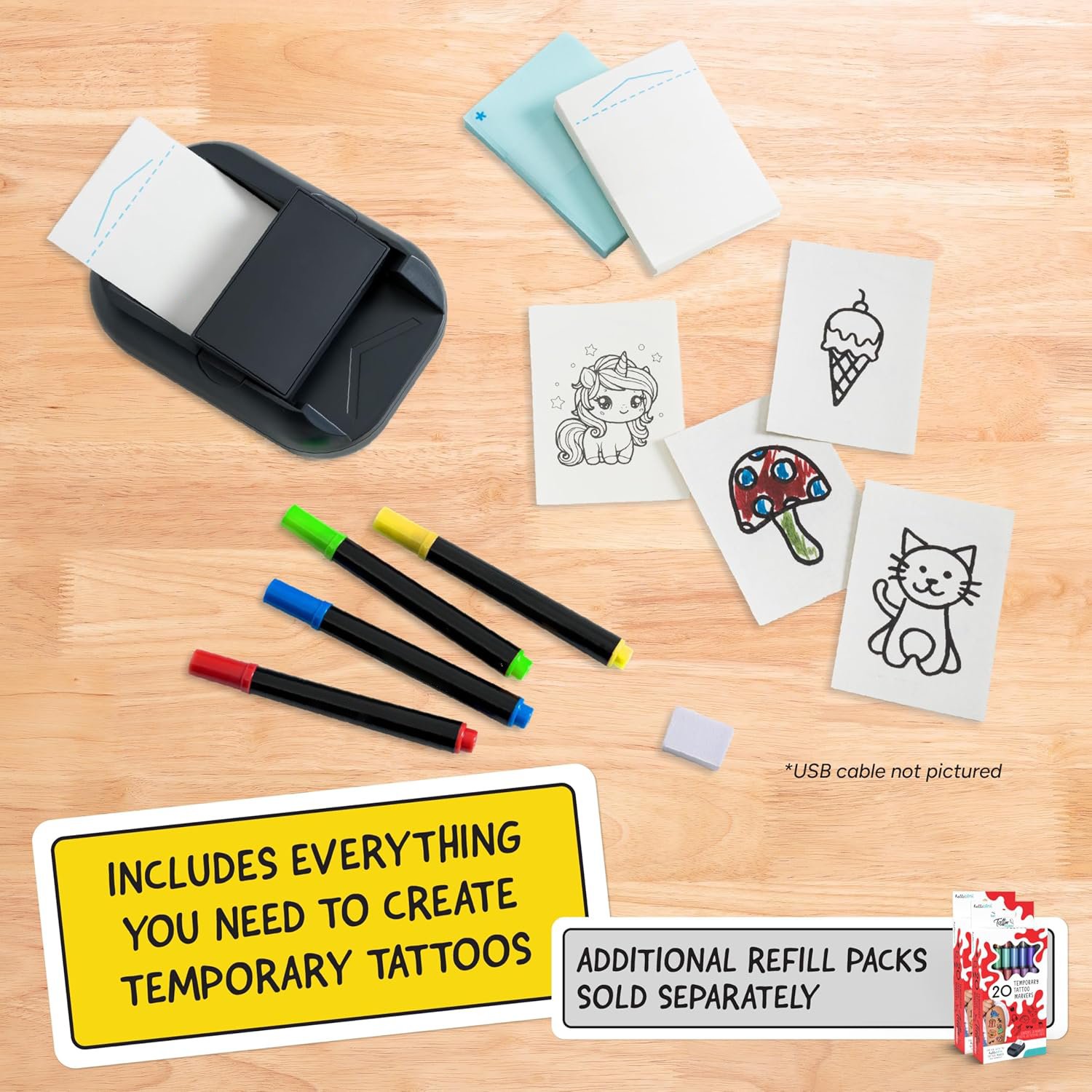 ⚡LAST DAY 50% OFF - Tattoo Maker Create and Print Custom DIY Temporary Body Art🎨 - Image 7