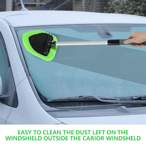 Easy Defogging in Seconds👍Microfiber Windshield Cleaner with Extendable Handle - Image 5