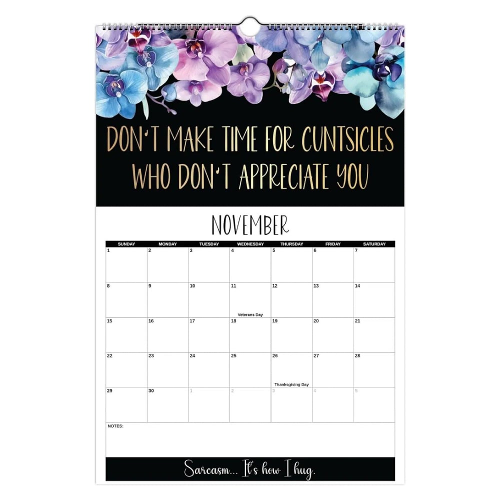 Here We F*cking Go Again: 2026 Swear Calendar for Tired-Ass Women - Image 8