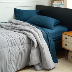 Alternative view of Cloud Haze Reversible College Comforter - Twin XL