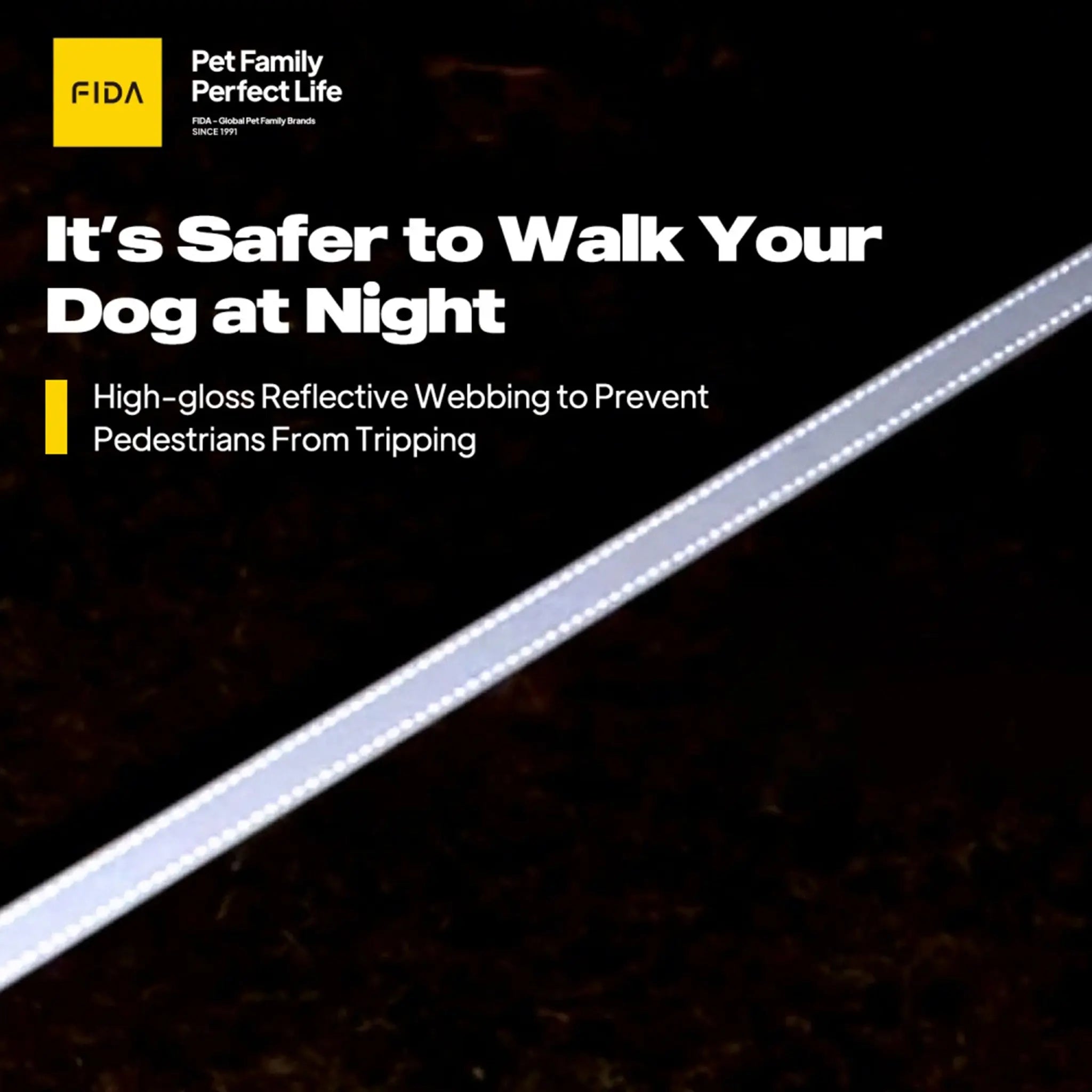 FIDA LED Lighted Retractable Dog Leash - Image 9