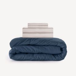 Back-to-School Pure Bamboo Bedding Bundle Bamboo Sheet Set + Bamboo Duvet