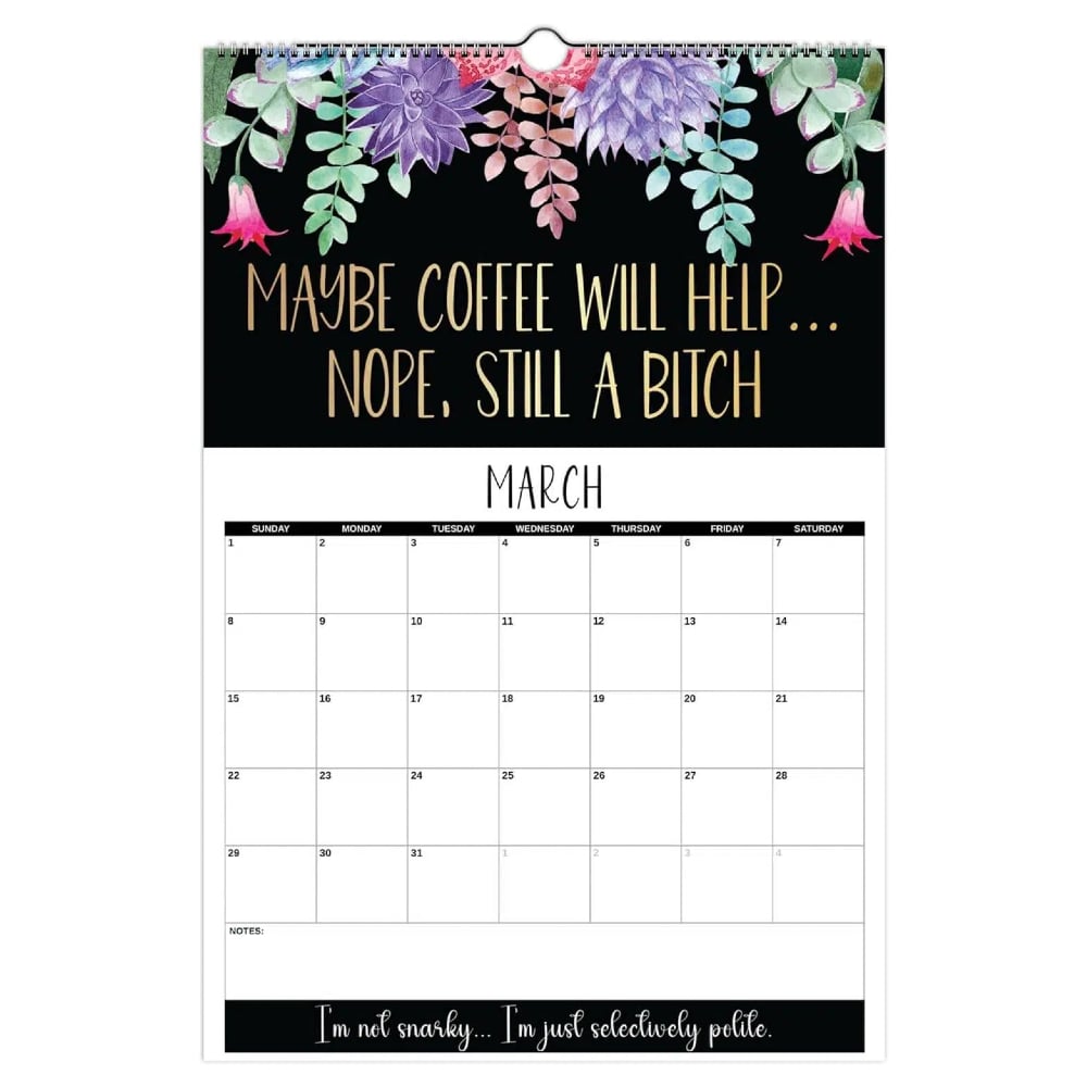 Here We F*cking Go Again: 2026 Swear Calendar for Tired-Ass Women - Image 4